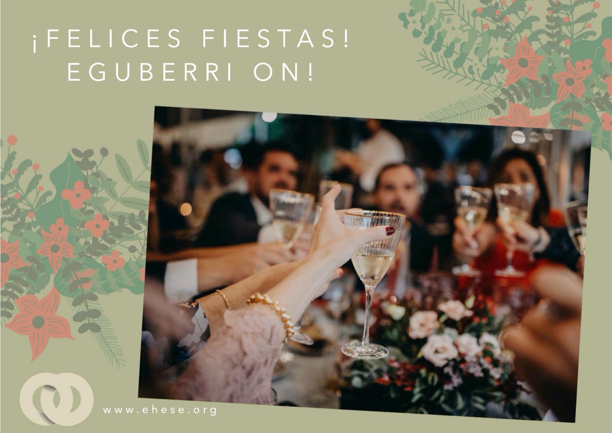 eheseasnpv's tweet photo. ¡#FelizNavidad compañeros! Zorionak eta #eguberrion! 🎊
De parte de todo el equipo de EHESE, deseamos que paséis lo mejor posible estas fiestas diferentes y animaros, una vez más, a que os unáis y juntos luchemos por poder trabajar en 2021 💪 #lasbodasnosunen #sosbodas #ehese https://t.co/q2WqCVHeOm