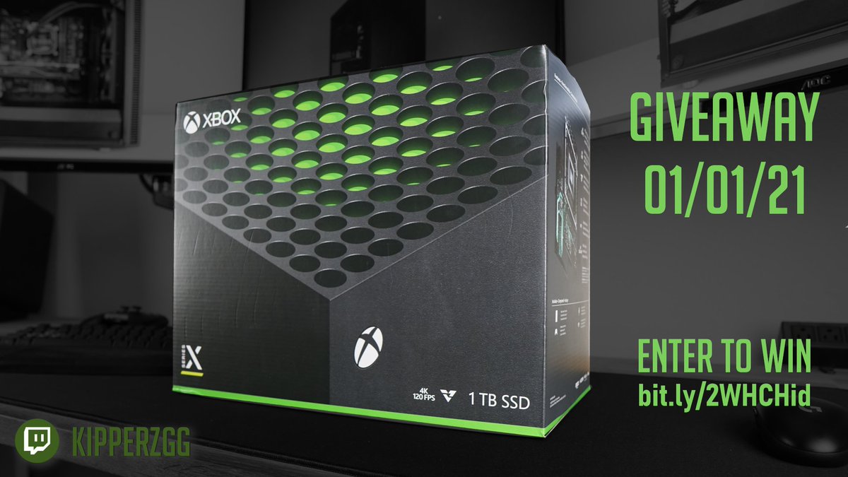 XBOX SERIES X GIVEAWAY!

Thank you to my subscribers, followers, discord members, donators, supporters, and everyone else who helped me get partnered on Twitch, YouTube, and Discord in 2020. This Xbox is for you!

ENTER TO WIN
▶ Retweet &amp; Share
▶ Visit bit.ly/2WHCHid