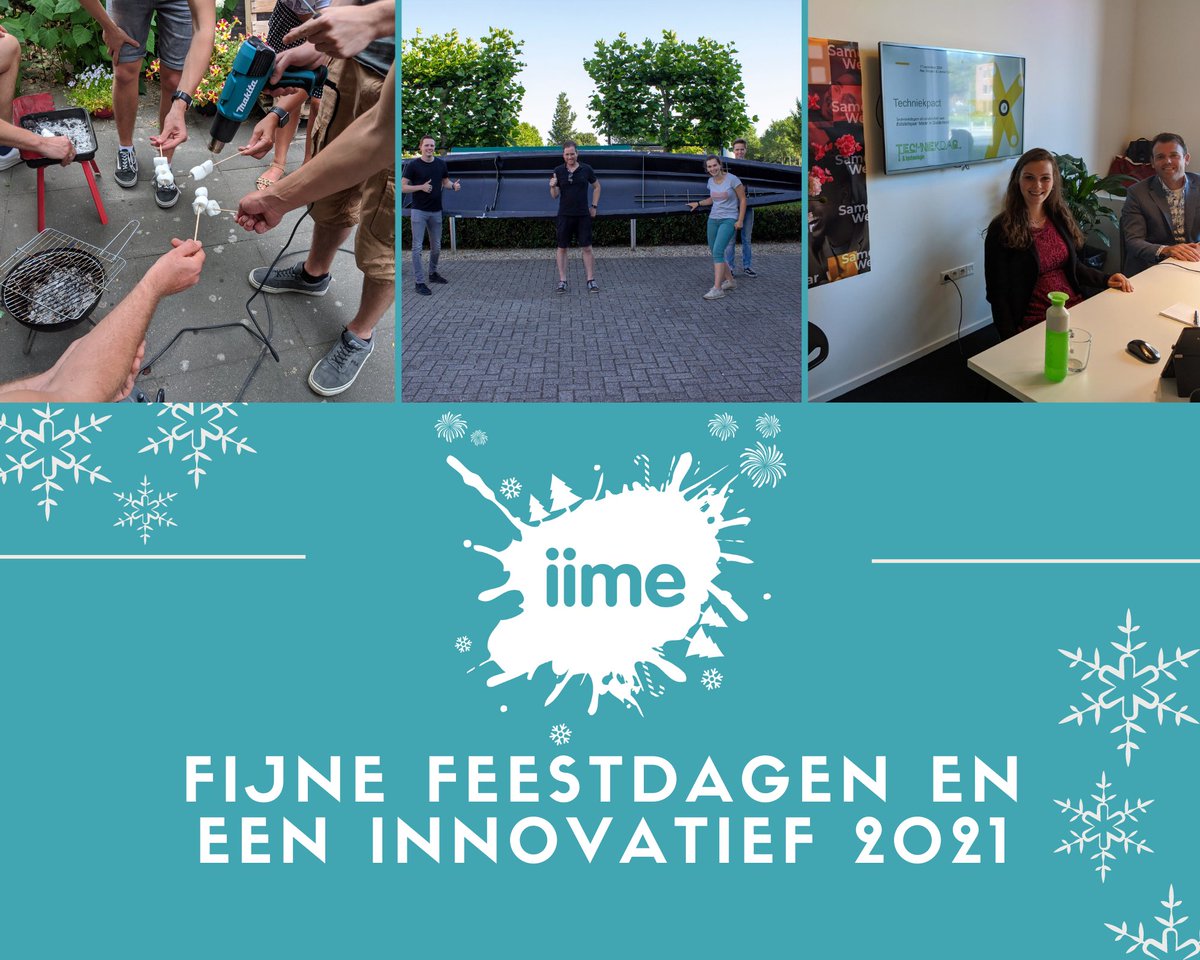 Wij wensen iedereen fijne feestdagen en een innovatief 2021! 🌲❄️