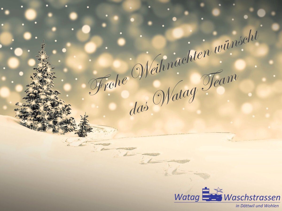 Wir wünschen euch frohe Weihnachten, viele schöne Stunden mit euren Liebsten und erholsame Festtage! Bleibt gesund und "hebed eu Sorg"...

#xmas2020 #froheweihnachten #watagag #dasbestedasdeinemautopassierenkann #Dättwil #wohlen #carwash