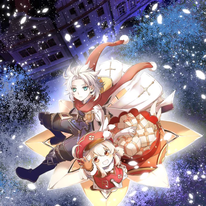 クレーちゃんとアルベド先生でメリークリスマスー

クリスマス絵ってあんまり描いたことなくて、今年はやってみたいなーと思い立って、期間ギリギリすぎて久々に徹夜とかしましたが、頑張ったから今日はぐっすり寝れる… ( ˘ω˘ )スヤァ
でもその前にアルベド先生に会いにドラゴンスパイン行ってくる! 
