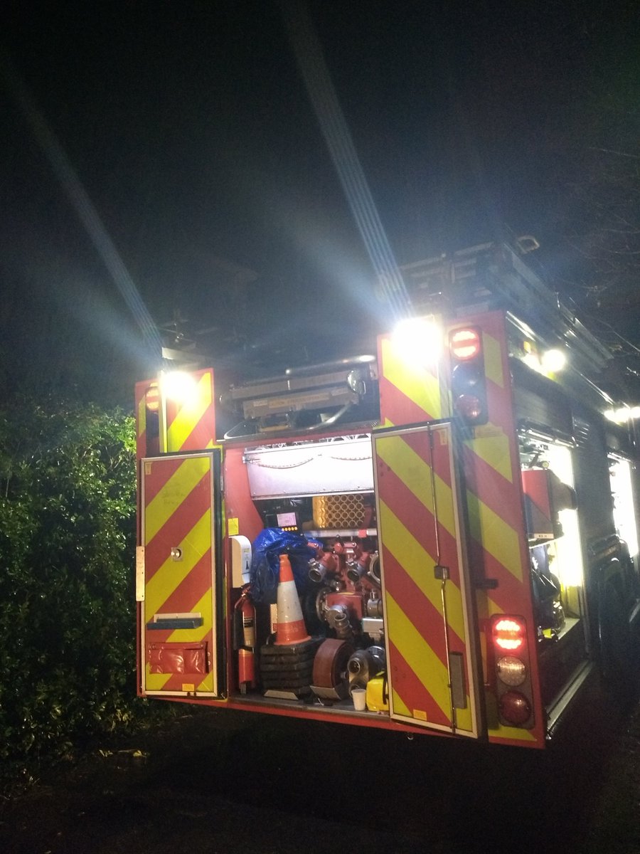 When the whole of Herefordshire was flooding, I picked up a house fire! Brave and instinctive initial firefighting from the crews from Bromyard and Ross on Wye ensured that the fire was prevented from spreading through the roof space. All occupants were thankfully unharmed.