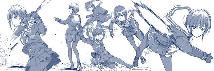 #2020年自分が選ぶ今年の4枚
白雪千夜の野球シリーズが中心でしたね。あとはデレマスとシャニマスのネタ絵多し。 
