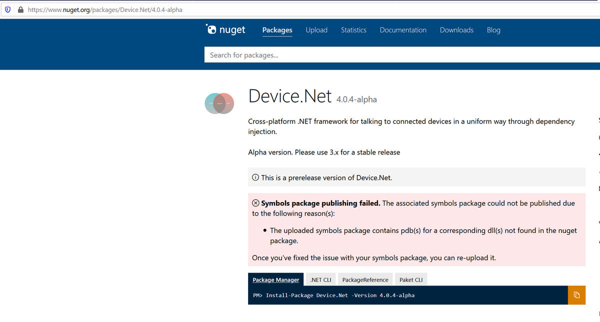 CFDevelop's tweet photo. Can anyone help with publishing #sourcelink packages to @nuget?
I have double-checked the nupgk and snupkg and they are correct. They are generated with the same nuget pack command.
https://t.co/5pkjyTGDCQ https://t.co/nuXlvtao2K