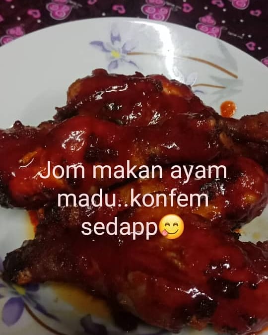 AymasosOhsem's tweet photo. Telan air liur tengok? namun tak buat anda kenyang tau.

Rasa sangat nak makan ayam madu yang sedap lagi kawwW!.?

😋Jom order rempah ayam madu Aymasos😘

Whatsapp : https://t.co/9ZAOcZVH60

#Aymasos https://t.co/rVDl0r6ikE