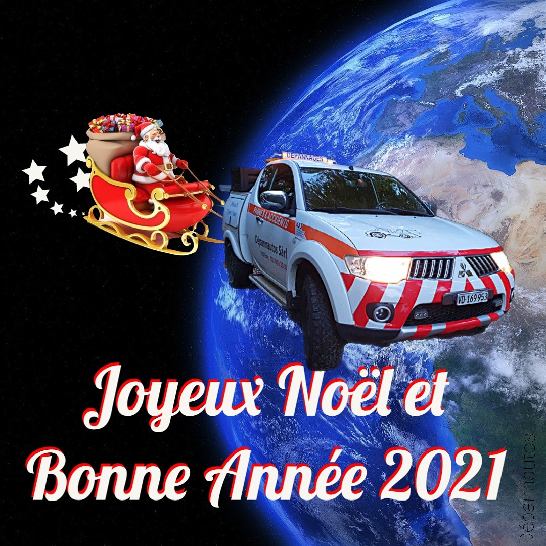 depannautos's tweet photo. Toute l'équipe de Dépannautos vous souhaite de belles fêtes de fin d'année et une merveilleuse année 2021, prenez soin de vous et de vos proches. https://t.co/yEIwbRQrOl