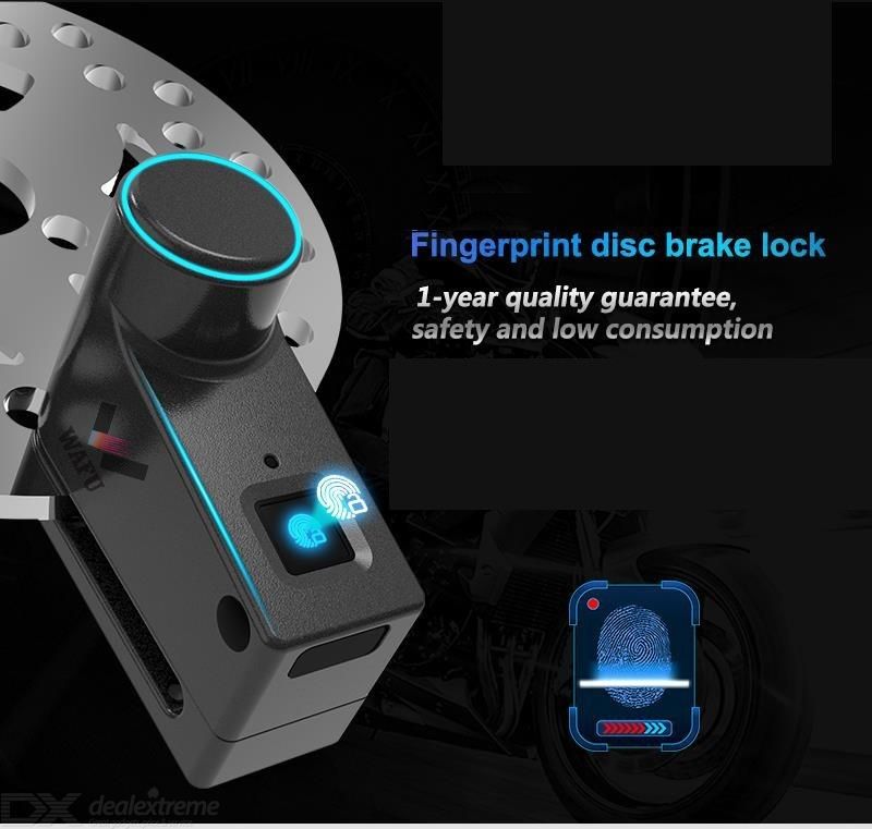 WAFU smart #fingerprint disc brake #lock, better protect your bike
📌1 key press lock
🔍2000 times 
💡dustproof &amp; waterproof
🛎support warning alert function

buff.ly/37EIUSo