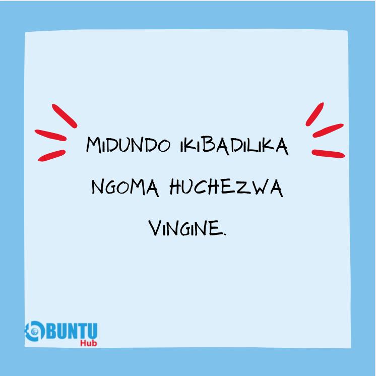 WSH_Arusha's tweet photo. Mabadiliko yanapotokea katika mazingira yako,huna budi kubadili mbinu ili kukabiliana na mabadiliko hayo. Funzo ni kuwa wanajamii wanapaswa kukubali mabadiliko badala ya kulalamika.
#obuntunation https://t.co/AIi9dRjYrd