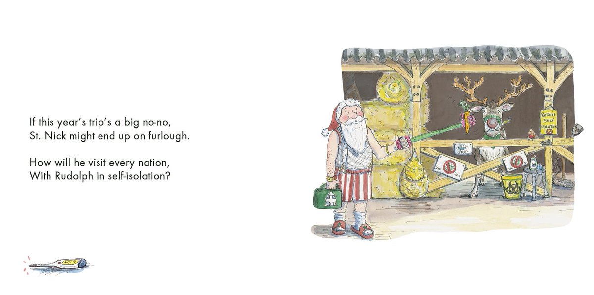 IS SANTA CLAUS STILL COMING TO TOWN?Concerned about whether Santa will be able to visit safely tonight? Here's a little story to reassure you.
