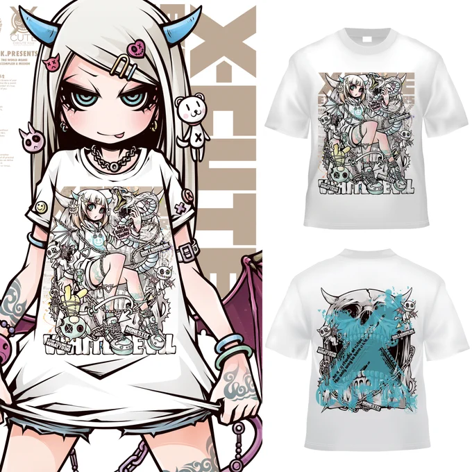 エアコミケ2新作Tシャツ
『WHITW DEVIL』『WELCOME』
『CRACK SHOT』『Collector』 