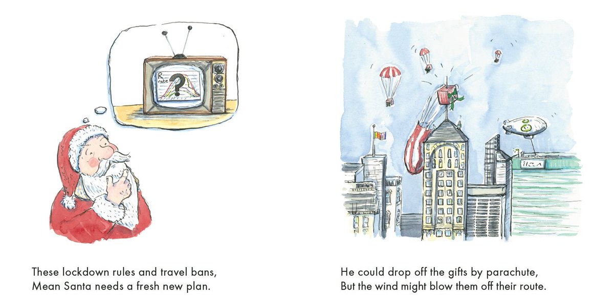 IS SANTA CLAUS STILL COMING TO TOWN?Concerned about whether Santa will be able to visit safely tonight? Here's a little story to reassure you.