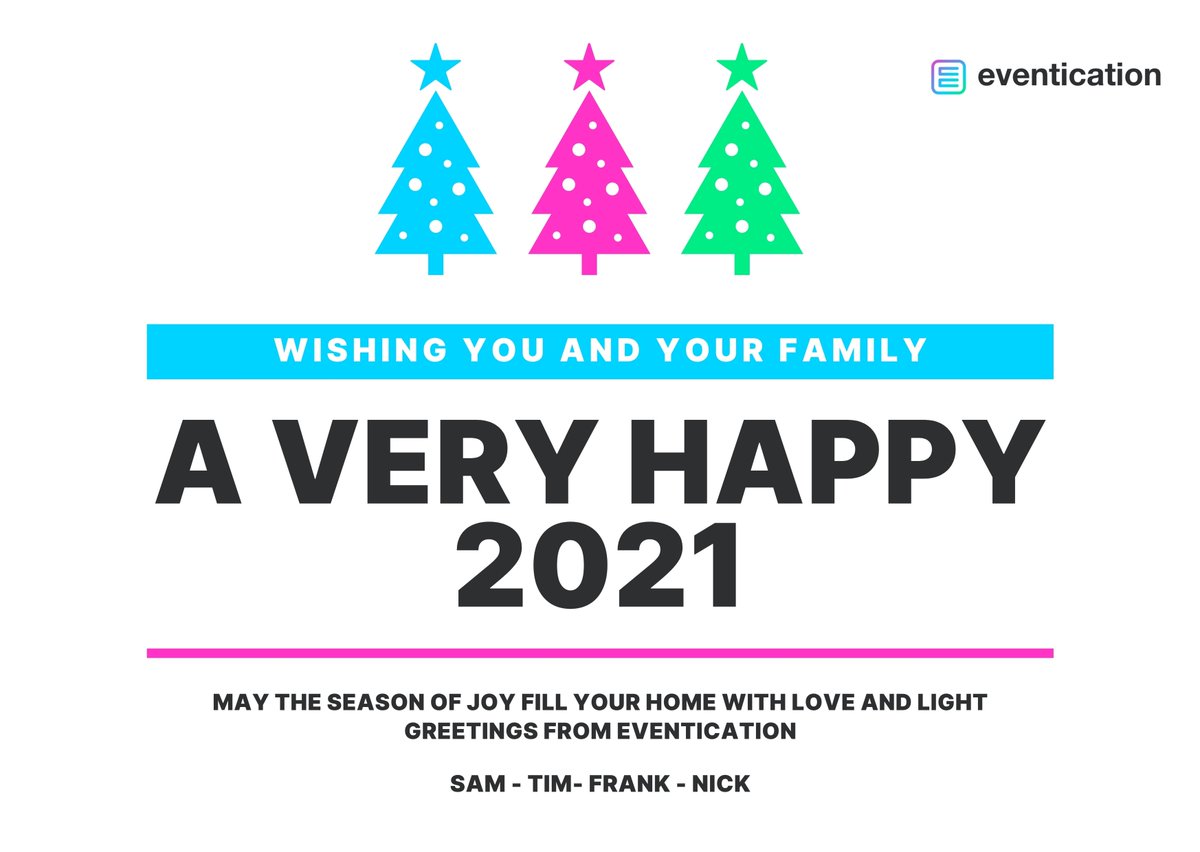 Eventication's tweet image. 🍾Making a difference starts with one step, with one foot, then the next.

2020 was a very strange year for all of us. We hope 2021 will be a lot better and that all your (professional) dreams may come true.