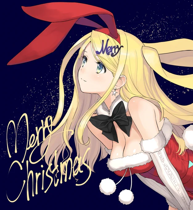 明日12/25発売の月刊ホビージャパンの連載コラム用にクリスマス絵を描いたので一部をチラ見せ!罪姫のプラモもようやく来月から予約開始ということでテストショットの監修の様子も記事になってます!すごくいい出来なので是非見てくださいね! #ホビージャパン #tony 