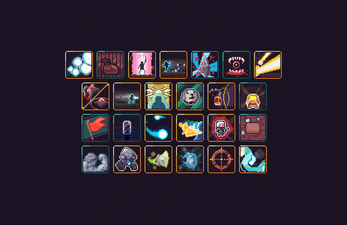 캐릭터 스킬 아이콘, character skill icon
#pixelart #indiegame #indiedev #indiegames