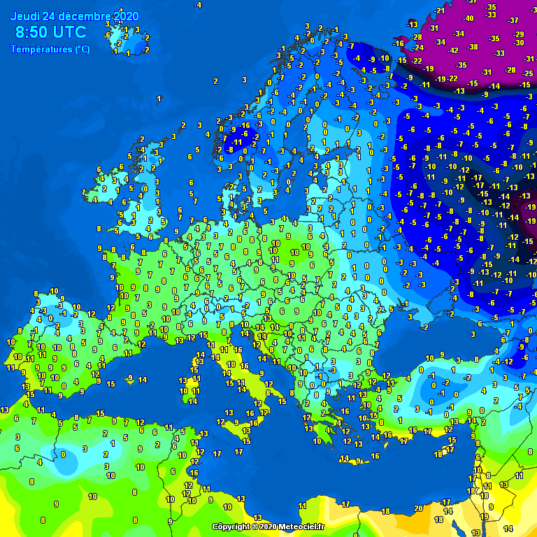 Europe_wx's tweet photo. Latest update of Europe pressure patterns and front (synoptic map), satellite image, temperatures and lightning activity https://t.co/CSfBS77LbE