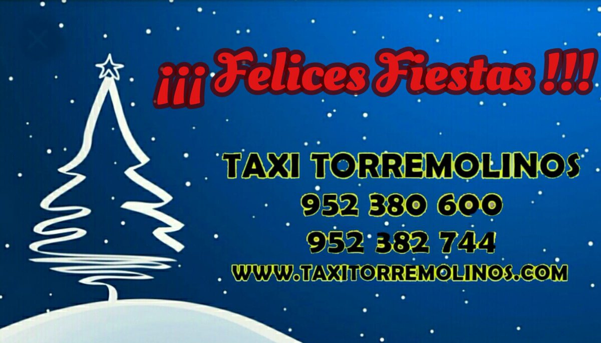 Desde Radio Taxi Torremolinos, queremos desear unas felices fiestas a todos nuestros conductores, familiares y allegados, y en especial a nuestros clientes, que depositan su confianza en nosotros, seguiremos estando ahí a tu lado año tras año!

Feliz navidad!