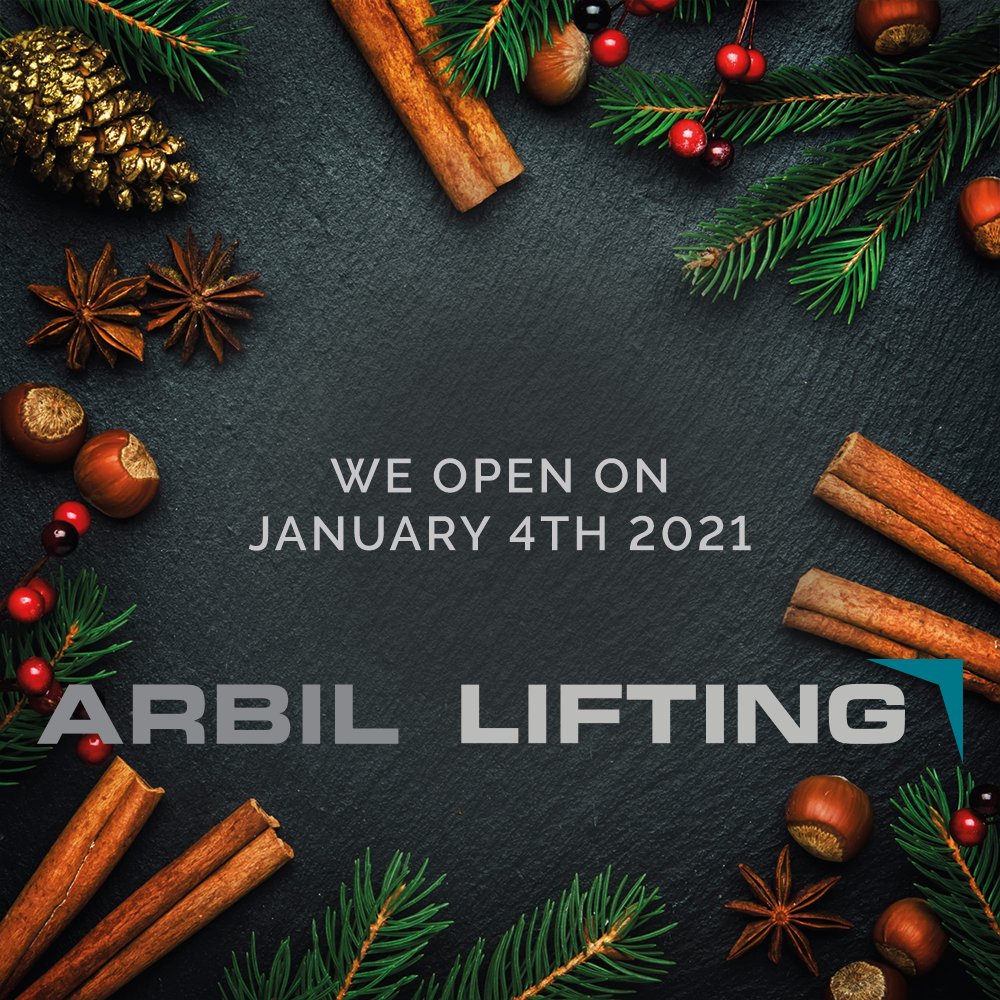 ArbilLifting's tweet photo. We close today and reopen 8am January 4th 2021 🎄🎅❄️ Thank you to our amazing Customers and Suppliers - have a Merry Christmas! #ThankYou #MerryChristmas #StaySafe https://t.co/A60rik4y6n