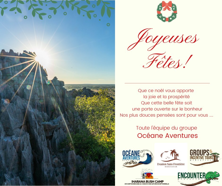 C'est avec le cœur rempli de lumière et de chaleur que toute l'équipe du Groupe Océane Aventures vous souhaite le plus merveilleux des noëls.
#OceaneAventures #noel2020 #joyeuxnoel #christmasspirit