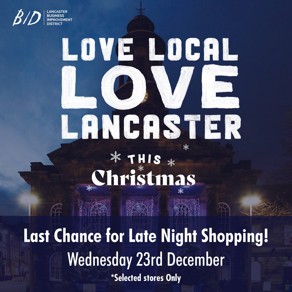 ** Proud Photographer Alert **

Loved seeing how my client, <a href="/Lancaster_BID/">Lancaster BID</a>, used images I took for them to promote local shopping this festive season. 

#LoveLancaster #LoveLocal