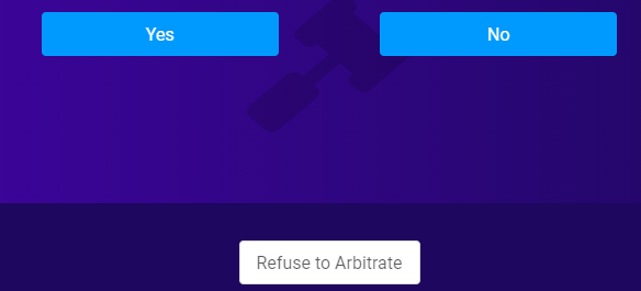 (19/X) Less than 24 hours left in the Evidence Period to participate in the debate! After this, on Friday 25th December at around 6:15am UTC, the voting period will start and jurors drawn will be asked to vote "Yes"/"No" or "Refuse to arbitrate" and to justify their vote.