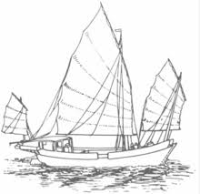 Sedang berlayar di atas laut, di hujung tanah; menuju ke China, kapal mereka mula dihambat seram. Mata sedikit buta tatkala kabus selimut malam. Berbalam-balam kapal usang hampir melanggar kapal mereka. Diarahkan anak kapalnya menyelongkar kapal usang itu.