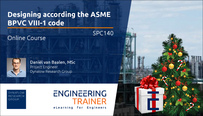 EngineeringTrnr's tweet photo. Christmas Countdown - 1 day left

The last day of our Christmas Countdown!

Use code "christmas2020" today and receive 20% off your course.

For example, take a look at our 'Designing according the ASME BPVC VIII-1 code' course!
https://t.co/q89aQbz5ty https://t.co/8SM4QeIRjZ