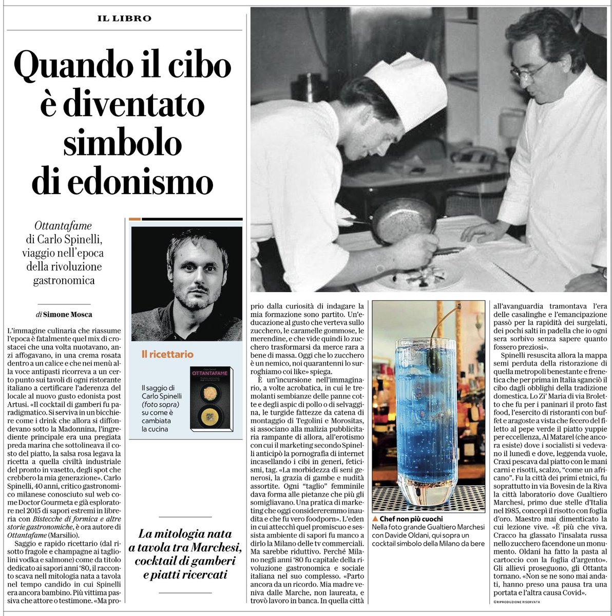 carlo_spinelli's tweet photo. Oggi in edicola su @rep_milano รจ arrivato un bellissimo regalo di Natale!! Buona Vigilia anni โ80 ๐บ๐ป๐ฅณ๐๐ฅโโ #ottantafame @DAVIDEOLDANIDO @GualtMarchesi https://t.co/oihexhtXe1