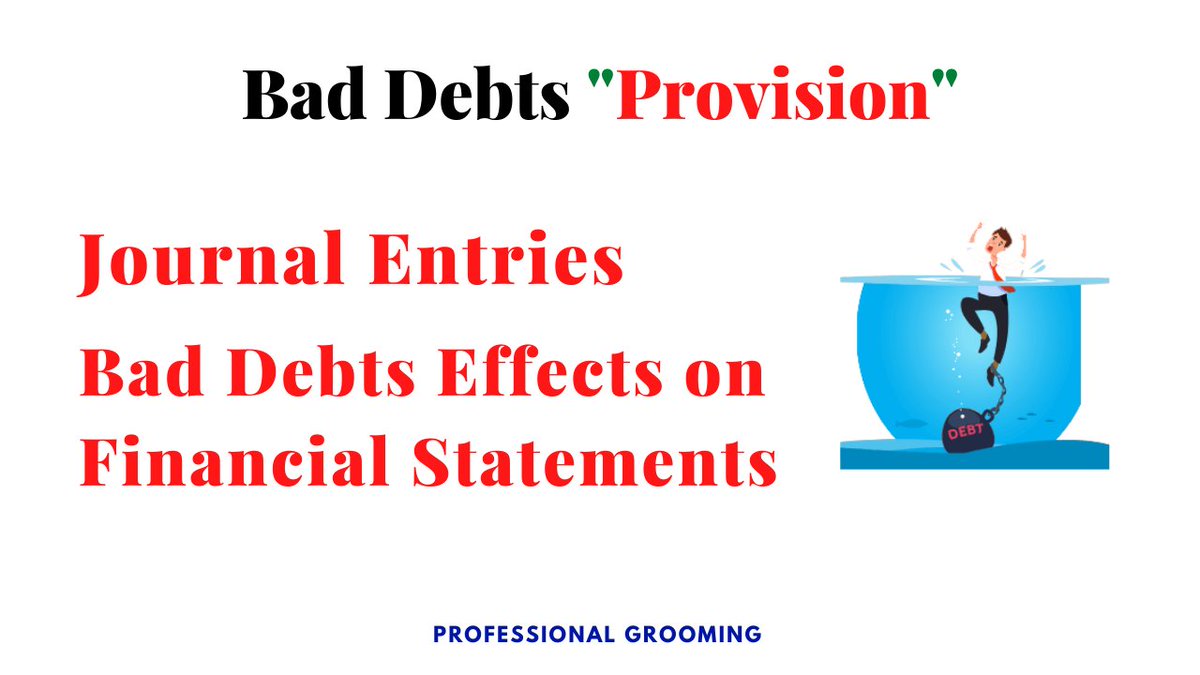 malikcenturion's tweet photo. Provision for doubtful debts Journal Entries https://t.co/qSJRNY62ER via @YouTube https://t.co/GXCD6Y7GDe