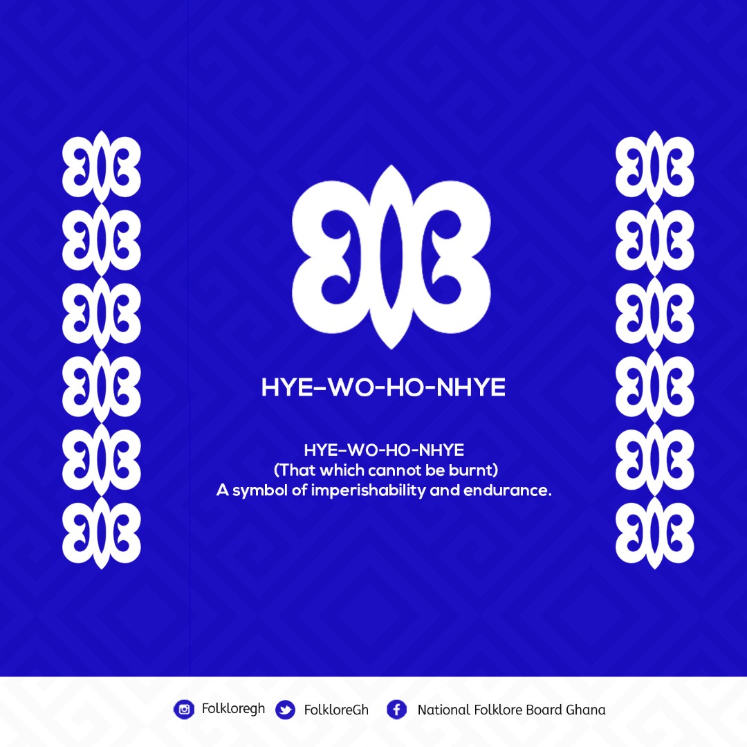 HYE–WO-HO-NHYE (That which cannot be 
burnt)
A symbol of imperishability and endurance.
#AdinkraSymbols 
#folklore 
#merrychristmas
