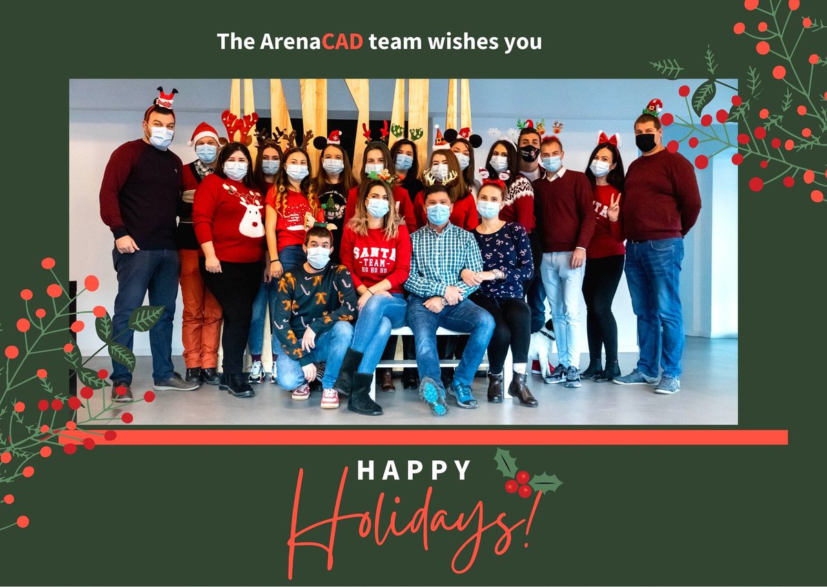 ArenaCad's tweet photo. The ArenaCAD team wishes you Happy Holidays!!
WeAreArenaCAD
#arenacad #officeteam #modelling #pointclouds #surveyor #landsurvey #laserscanning #3dlaserscanning #digitalinnovation #surveyor #realitycapture #surveylife #extraction #bim #featureextraction #data #surveying https://t.co/Vd7b58KSfb