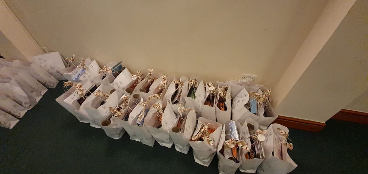 WindrushPreston's tweet photo. Seasons greetings thank you Michael and Beth for these lovely Xmas hampers for the #WINDRUSHCommunityResponse recipients tomorrow  x https://t.co/2QmSKFTgkm