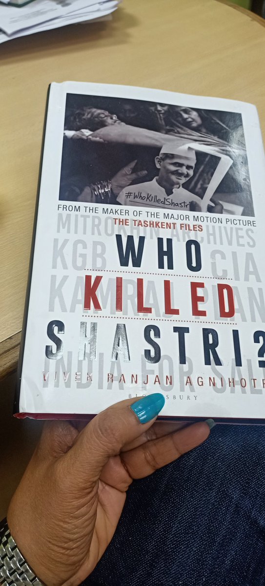 The knowledge, information n power to be found between the pages of this book is formidable, indeed....@vivekagnihotri  #whokilledshastri