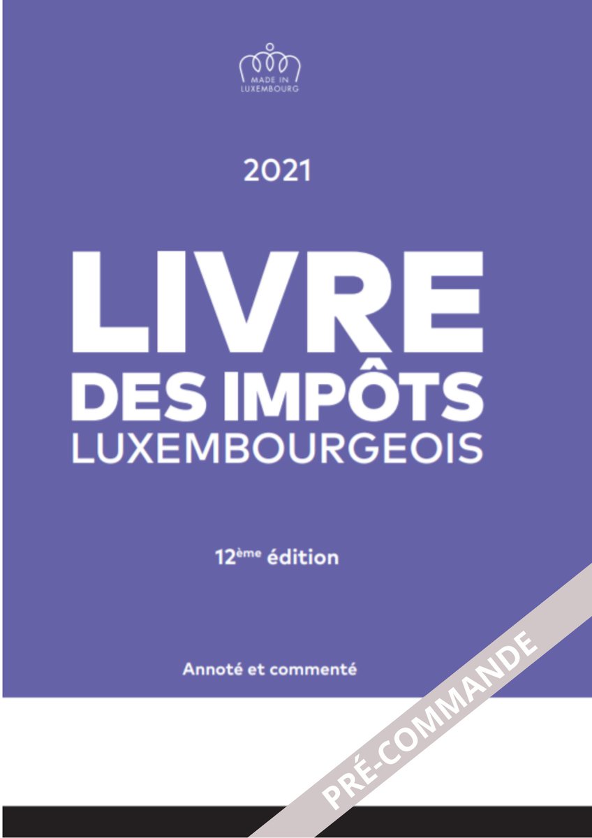 🎇 Le Livre des impôts 2021 est en pré-commande dès à présent sur notre site internet !
🧨 Profitez d'une réduction de 10% avec le code promotionnel : LDI
Pour plus d'informations : bit.ly/3aBNXoA