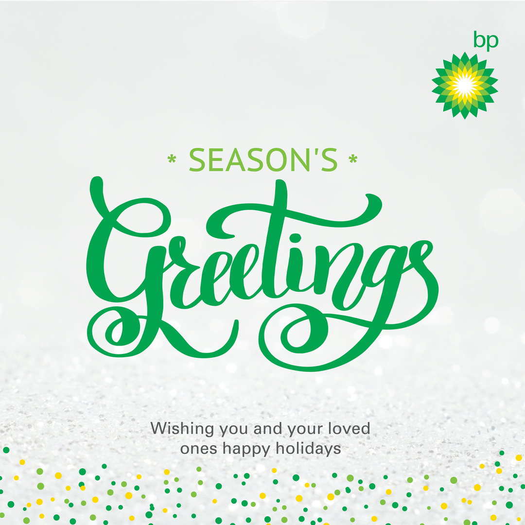 bp_MIddleEast's tweet photo. Season's greetings from everyone at bp https://t.co/gIupdmiOvt