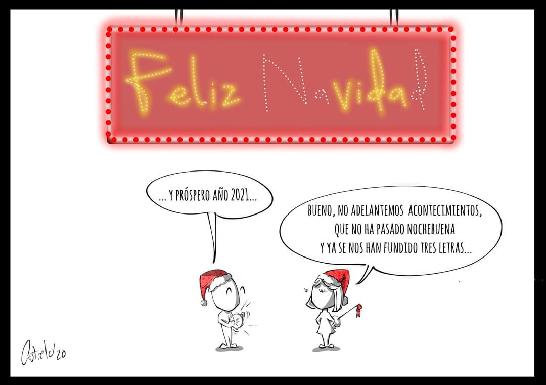 AlbertoCastrelo's tweet photo. Felices Fiestas a todos y prósper... ¡Felices fiestas, bonit@s!
#navidad #felicesfiestas #navidad2020 #feliznavidad #viñetas #humorgrafico #MerryChristmas2020 #SalvemosLas2Vidas # https://t.co/YX77EjPZUc