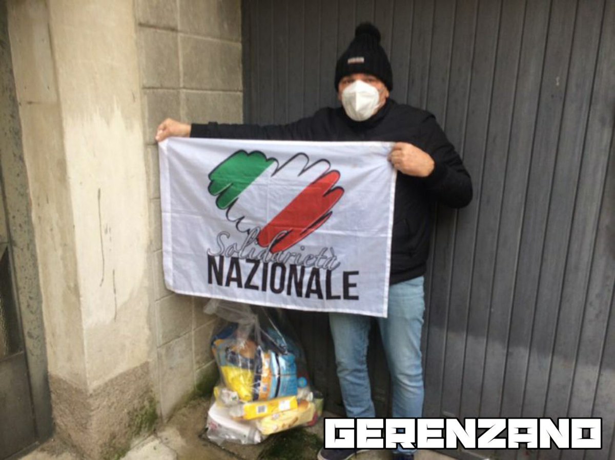 LaReteNazionale's tweet photo. La consegna dei pacchi alimentari a: #Bergamo, #Gerenzano, #Cesate https://t.co/i42fXPpwER