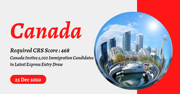 ApImmigrations's tweet photo. Dec 23 2020 Canadian express entry release a new Draw, with the comprehensive ranking system (CRS) score at least 468 and total number of invitationโs to Apply (ITAโs), read more about the draw click the link: https://t.co/7zeYKjxUmh
#crsdraw #expressentrydraw #crs https://t.co/MzB6Jx0w2e