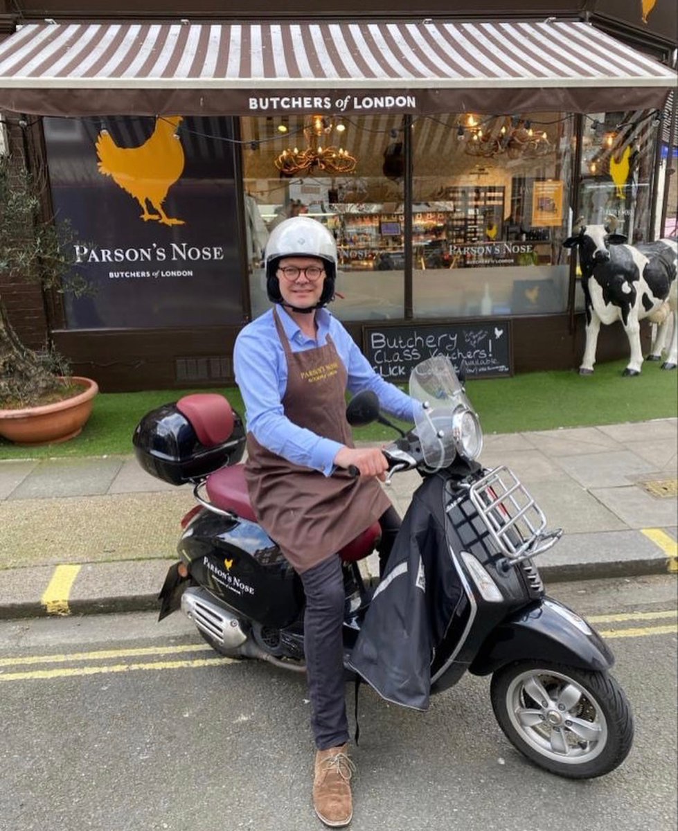 Not all good things are delivered by Santa! 🛵

Our team have been working hard this week to bring you all your festive favourites. 

#ParsonsNoseButchers #ButchersOfLondon
