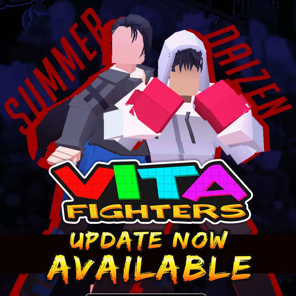 IndieGamedevPH's tweet photo. Please welcome our new Vita Fighters!
"DAIZEN" The Featherweight Boxing Champ from Japan
"SUMMER" Taekwondo master by day, Spirit Detective by night from South Korea
Play Now!
https://t.co/QgbRuSsHLO
Join us on Discord:
https://t.co/Yu9yhLfLLZ
#indiegame #gamedev #angrydevs https://t.co/flEGuR7b7q