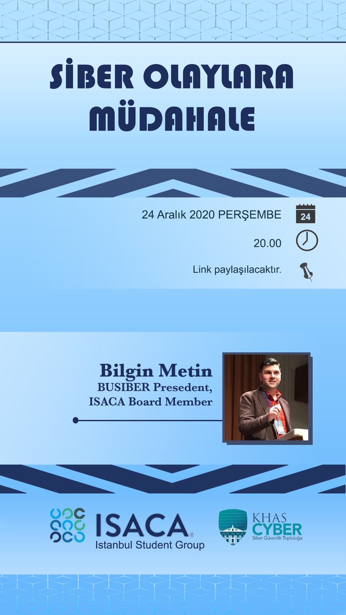 ISACA Istanbul Student Group tweet media