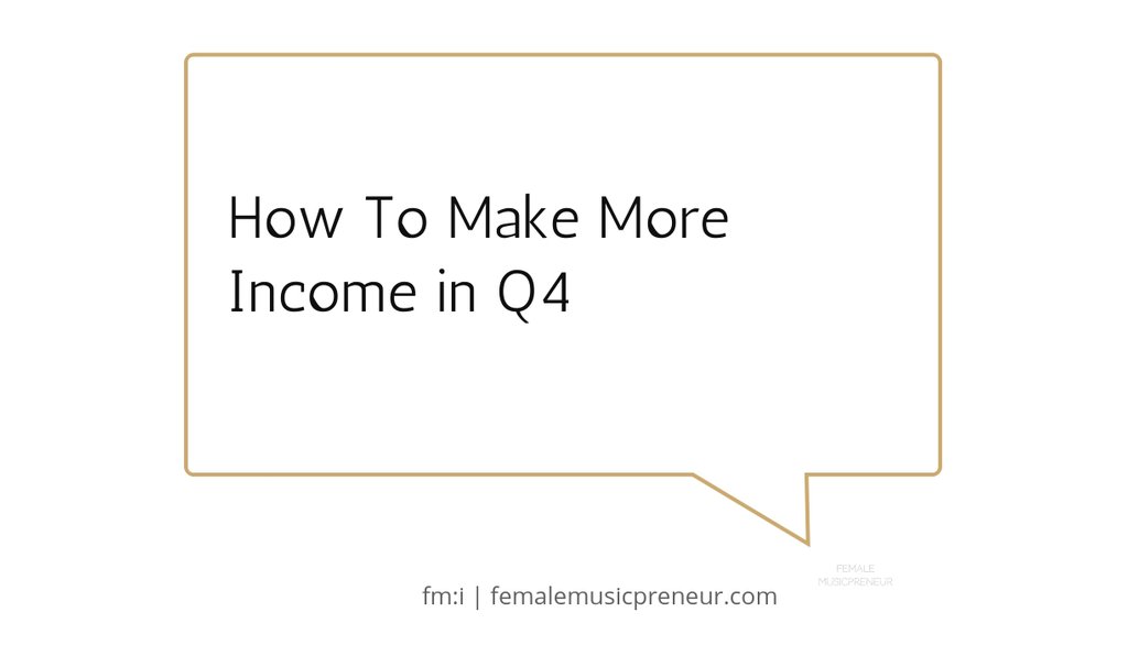 Female MusicPreneur tweet media