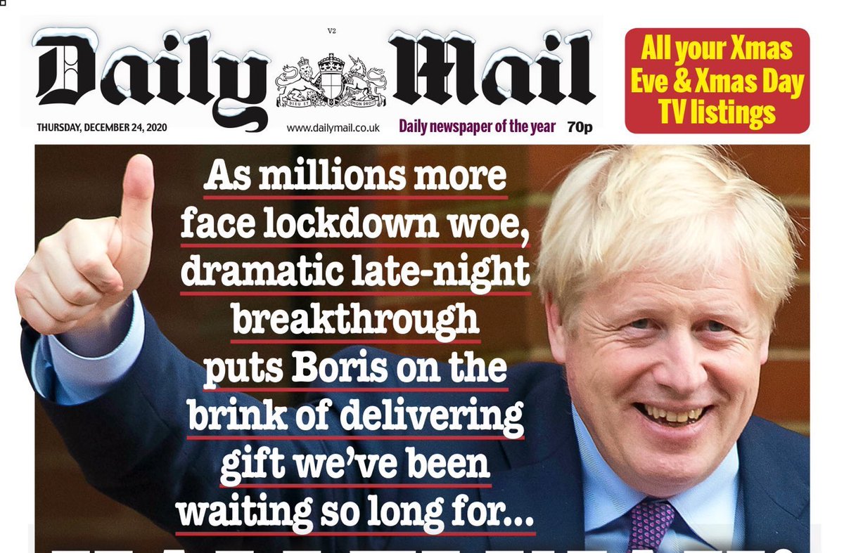 SeanMacGobhann's tweet photo. The headline v the reality @DailyMailUK  #Brexit #BrexitDeal #BrexitTalks https://t.co/Zyng5LYyo6