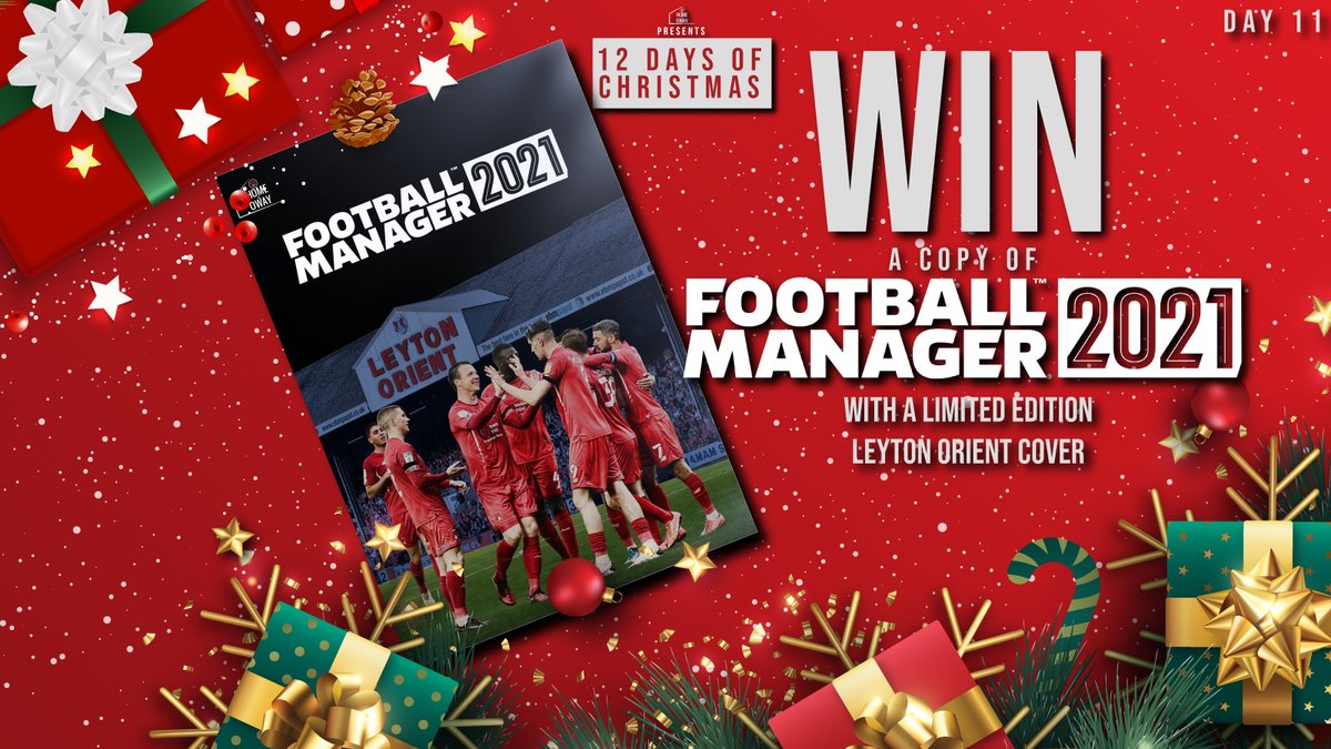 🎄🎁#HomeAndOway 12 DAYS OF CHRISTMAS 🎁🎄 

🎅 DAY 11🎅

🔴We have a copy of Football Manager 2021 (PC/mac) with a limited edition ‘fan made’ #lofc cover up for grabs!

⚪️To enter simply follow <a href="/HomeAndOway/">Home And Oway</a>, retweet and like this tweet. 

Winner announced 6pm today. 

Good luck!