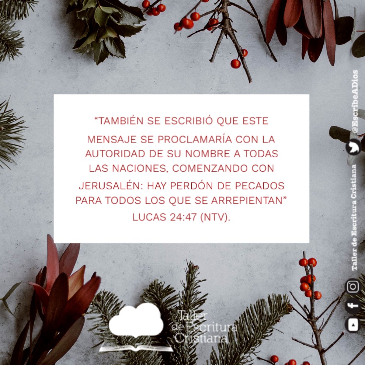 Taller de Escritura Cristiana tweet media