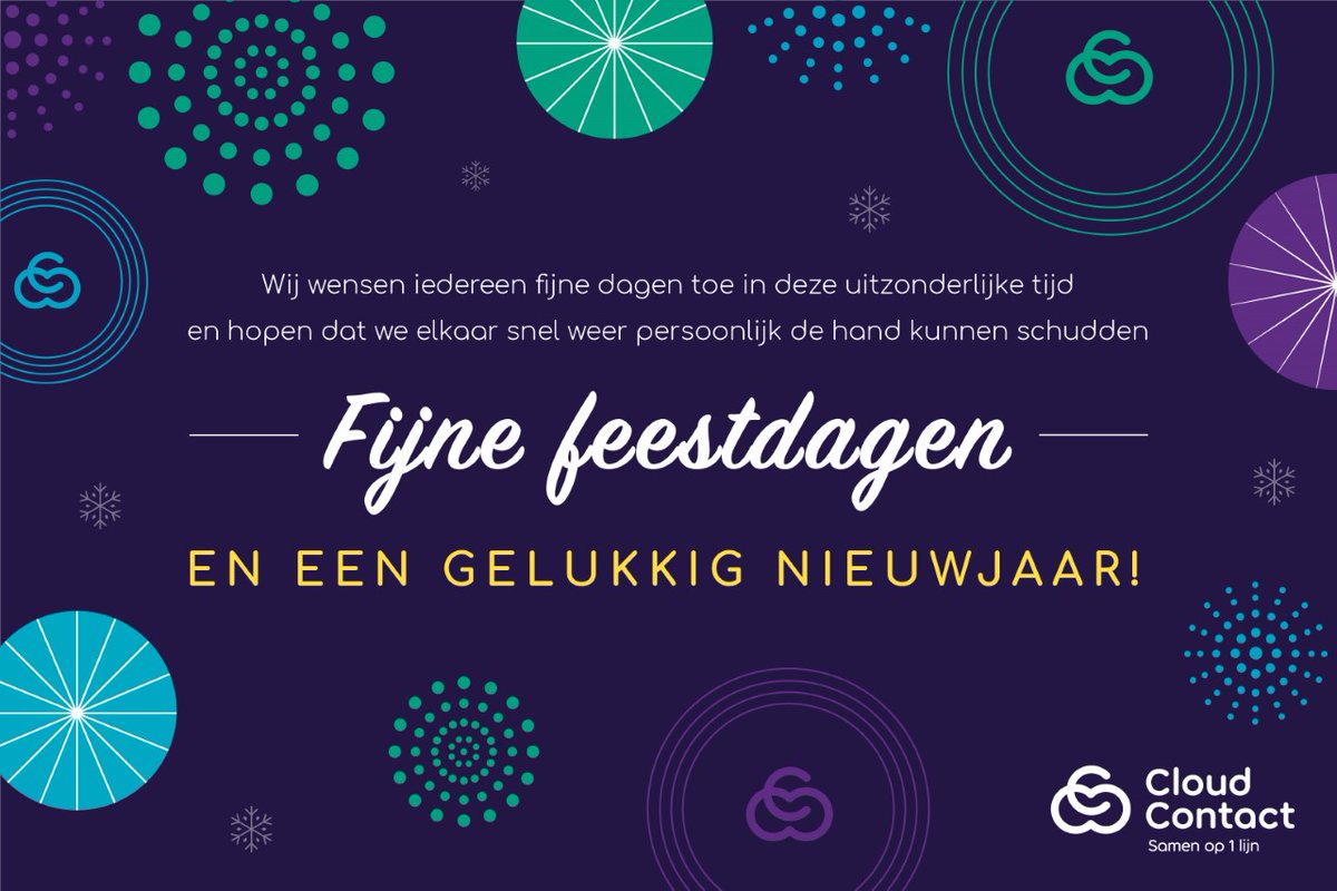 Namens alle medewerkers van Cloud Contact.