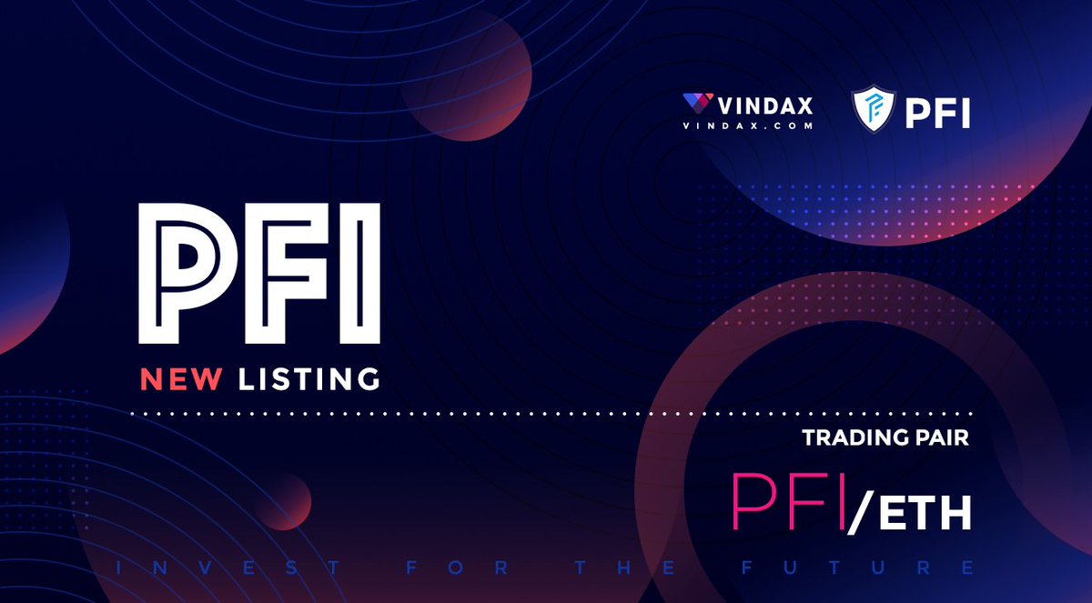 VinDAX will open trading for Protocol Finance @protocolfinance PFI/ETH trading pairs in the coming time.

Read full news at: t.me/VinDAXExchange…