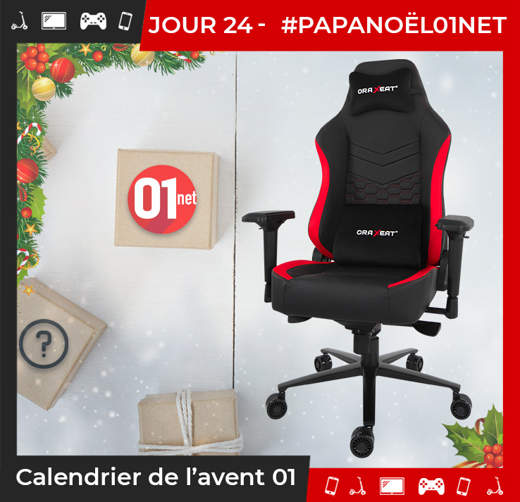 01net's tweet image. Jour du réveillon ! 🥳🥳 #PapaNoël01net 
Aujourd&apos;hui, tentez de gagner votre fauteuil TK700 de chez Oraxeat ! 💺

Pour participer : 

- Follow @01net et @ORAXEAT 
- RT et like et le tweet
- Tweete avec le #PapaNoël01Net 

Hâte d&apos;être demain ? 😊