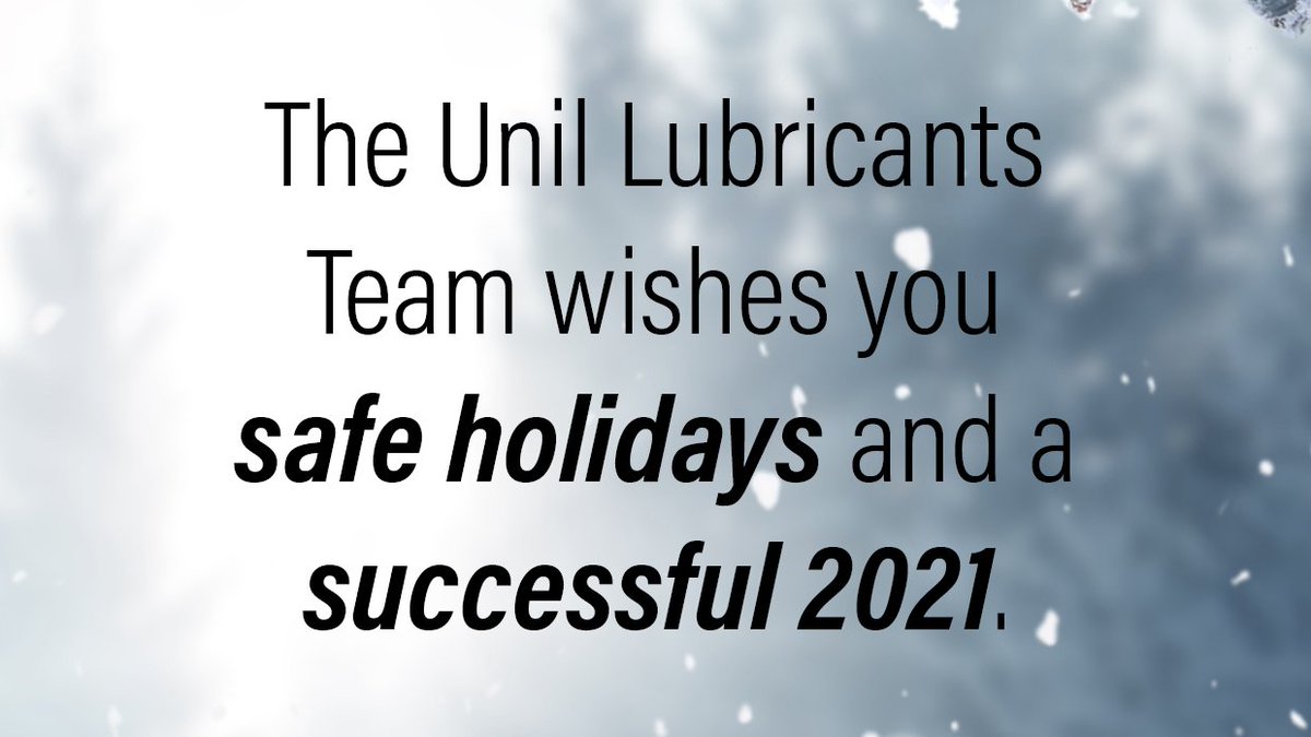 The year has flown by. For many, this was a period with a lot of obstacles and surprises, but hopefully also a year full of opportunities and innovations.

We would like to wish you a pleasant end-of-year and a healthy 2021.