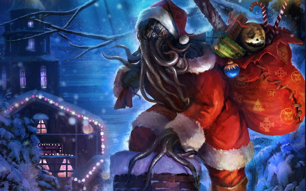 acjrequiem's tweet photo. Desde Requiem, os deseamos Feliz Navidad a todos nuestros socios, amigos y colaboradores. Con independencia de que adores a Cthulhu, Shub-Niggurath, Abel, Lathander u otras deidades. ¡Felices fiestas! https://t.co/ITRSHIAWuD
