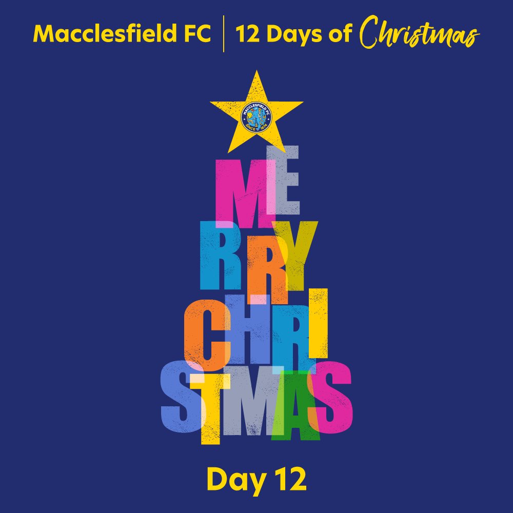 thesilkmen's tweet image. 🎄12 DAYS OF CHRISTMAS | It’s day 12 of our festive giveaway, as we give Silkmen fans another chance to win some great prizes.

Today, the prize is a MFC season ticket for the historic 2021/22 campaign!

Remember to like and share to enter.

Good luck everyone! 💙